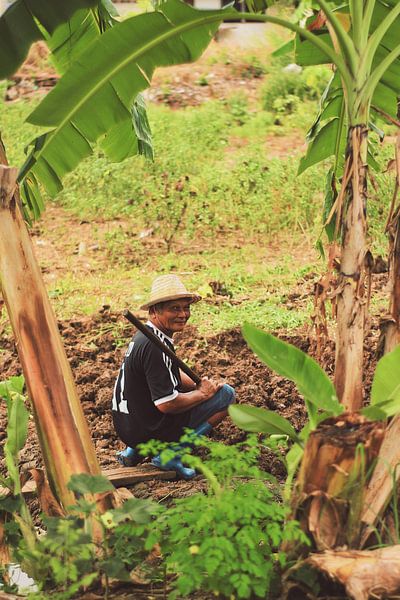 Thai farmer by Lisette van Oosterhout