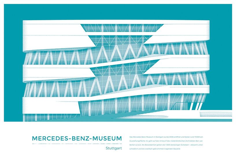 Mercedes-Benz Museum Stuttgart by Michael Kunter