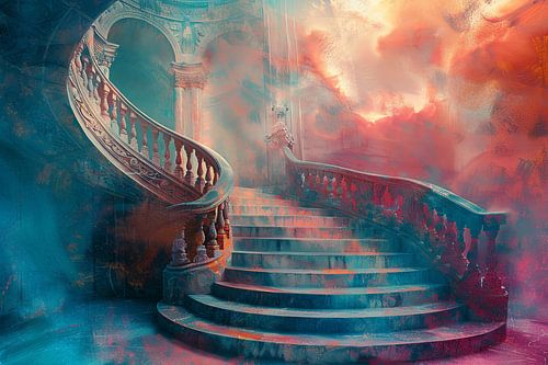 stairs in and around the house or buildings