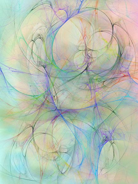Veiled 2 Blue by Claudia Gründler