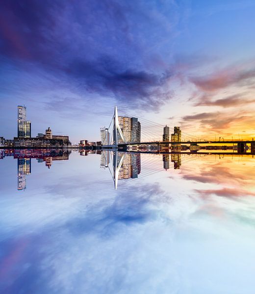 Rotterdam reflectie van Jeroen Mikkers