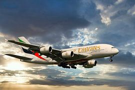 Airbus A310-842, Emirate. Anmeldung A6-EVD