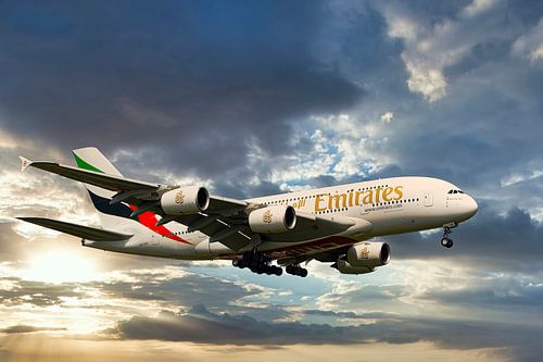 Airbus A310-842, Emirates. Registration A6-EVD