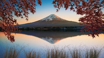 Der Berg Fuji von Manjik Pictures