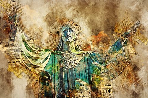 Peace on earth (art, mixed media)