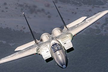 Saoedische Boeing F-15 Eagle boven Griekenland.