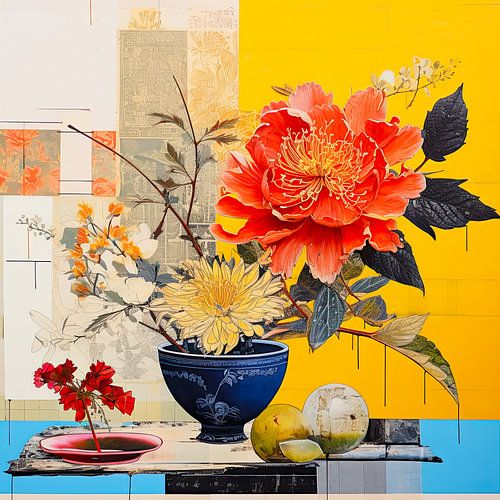 Zomerse bloem stilleven