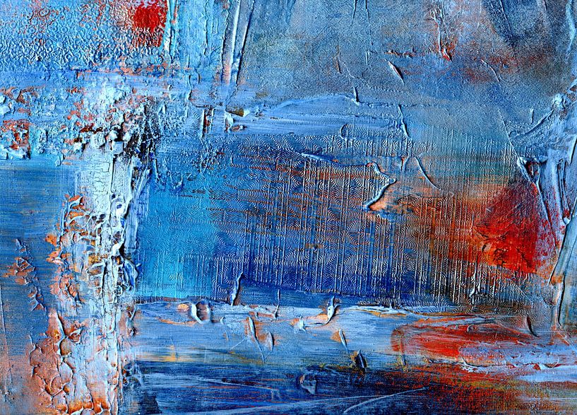 Blue Art Abstrakt von Claudia Gründler