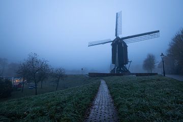 Dense Fog Mill Heusden by Zwoele Plaatjes