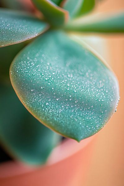 Juicy leaf of a succulent by Poster Art Shop