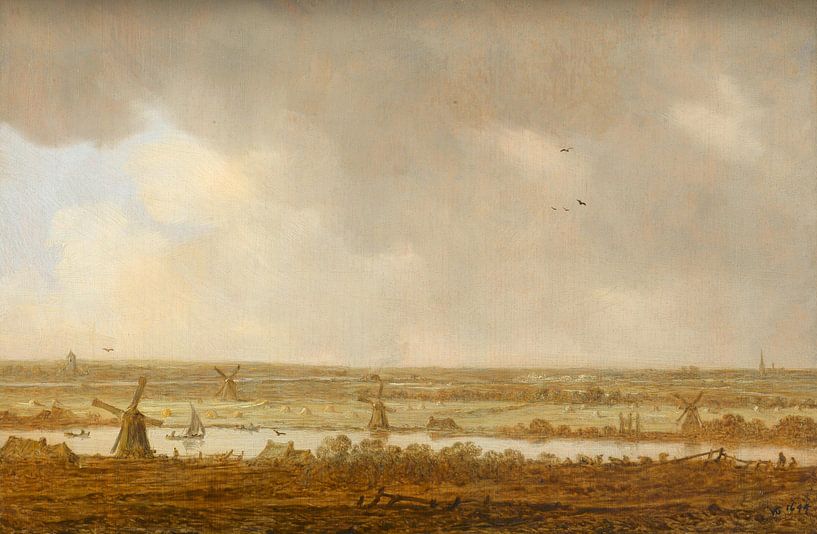 Polderlandschap, Jan van Goyen van Meesterlijcke Meesters