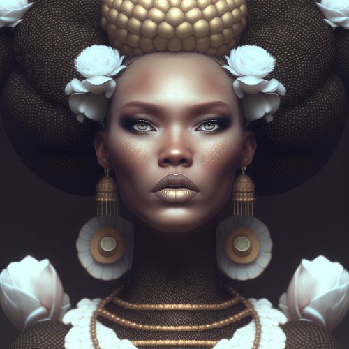 Portret "Queen of the earth"