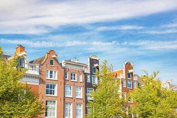 Le quartier des canaux du centre-ville d'Amsterdam en été sur Sjoerd van der Wal Photographie