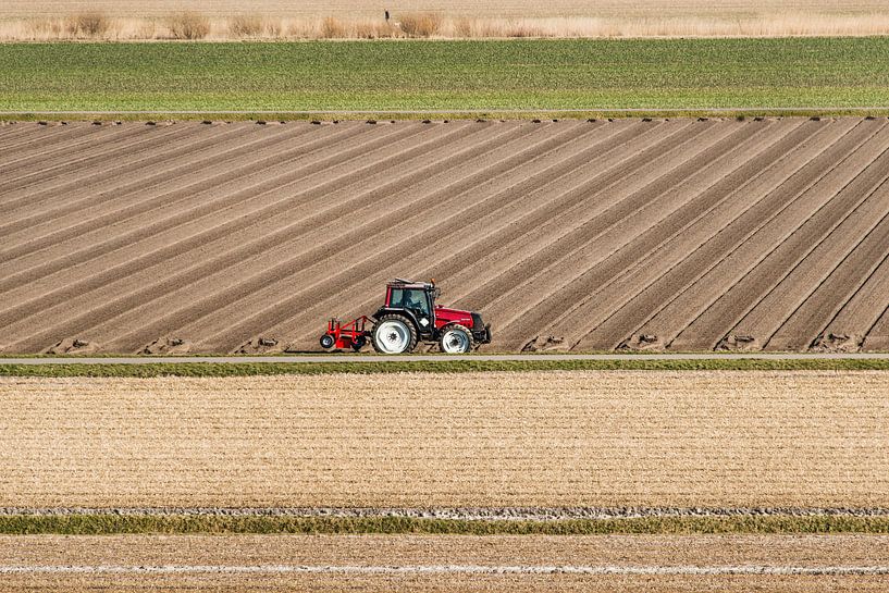 Landbouw en vlakverdeling by Harrie Muis