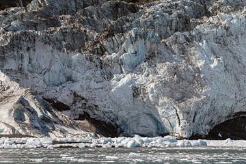 Aialik Gletsjer Alaska  in de Kenai Fjords by Menno Schaefer