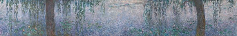 The Water Lilies - Clear Morning with Willows, Claude Monet by All the Masters