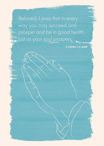 Beten - Gebet aus dem Buch Johannes der Bibel von Maison De Douceur