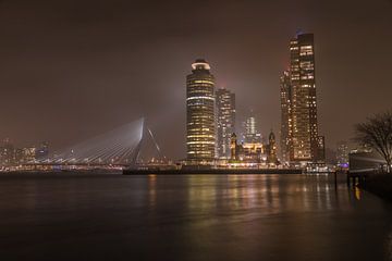 Rotterdam Skyline van STEVEN VAN DER GEEST