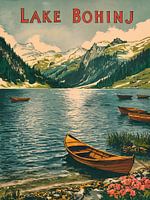 Bezaubernder Blick auf den Bohinjer See