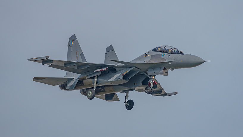 Malaysia Air Force's Sukhoi SU-30MKM. by Jaap van den Berg