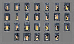 Alphabet No.12 Design 