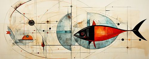 Abstrakte Fische