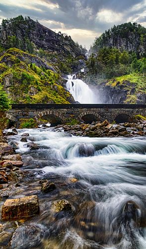 Waterval Latefossen HDR
