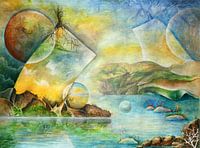 Mysterious country through the mirror