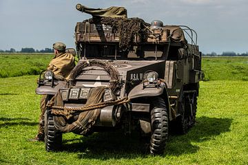 Amerikaanse Halftrack WW2 van Brian Morgan