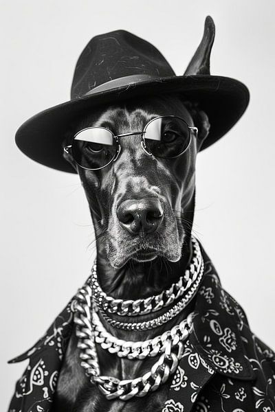 Dobermann von Poster Art Shop