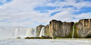 La chute d'eau Godafoss en Islande