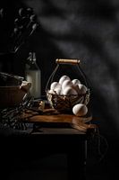 Eier im Eisenkorb