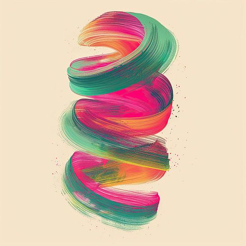 Peinture abstraite minimaliste