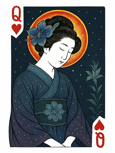 Dame der Herzen – Sinnliche Geisha von A.D. Digital ART