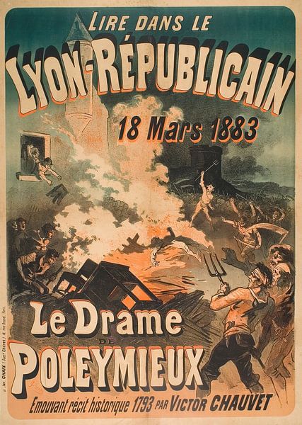 Jules Chéret - Le drame de Poleymieux (1883) by Peter Balan