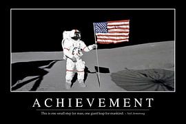 STK107059M-Achievement: Inspirational Quote and Motivational Poster by Stocktrek Images