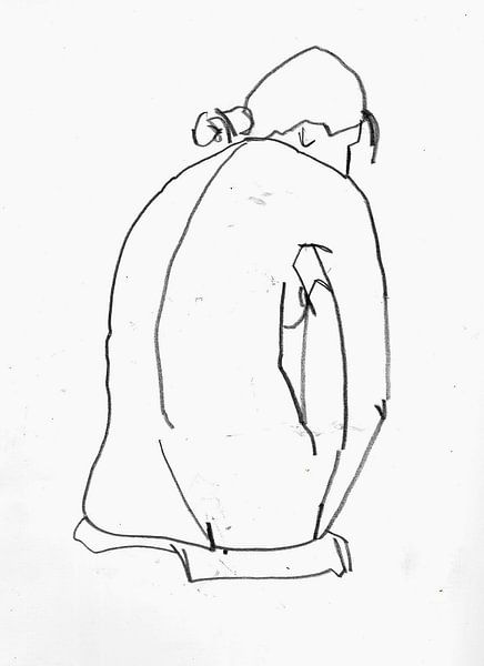 Skizze Frau 1 von Vincent Jacobs
