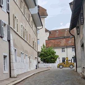 Des tigres dans la ville sur HEUBEERE Cartoons