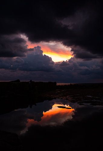 Stormy sunset in Malta
