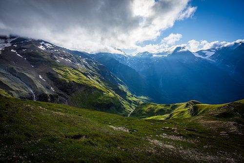 Berglandschap, Großglockner in Oostenrijk