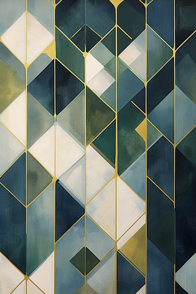 Abstract blue by Bert Nijholt