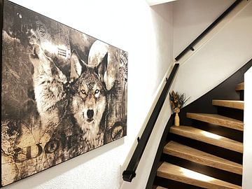 Customer photo: The wolf by Bert Hooijer