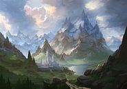 Landschap van Salsa art thumbnail
