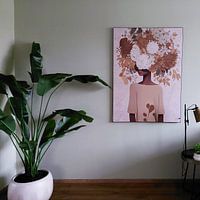 Klantfoto: Floral mood van Mirjam Duizendstra, als ArtFrame