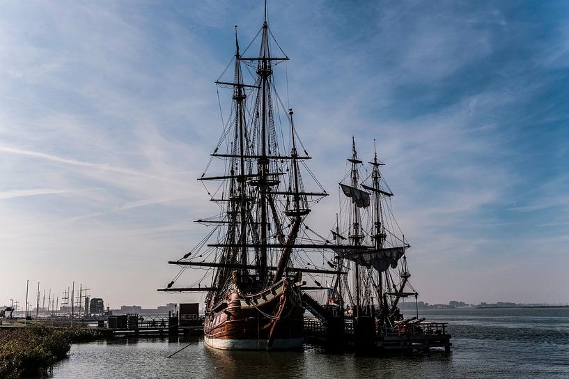 Batavia V.O.C. ship at Lelystad by Brian Morgan