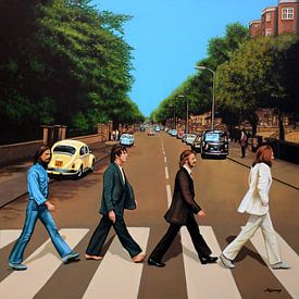 The Beatles schilderij van Paul Meijering