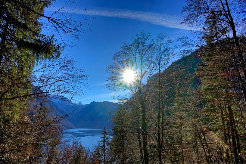 Sun star at Königssee by Roith Fotografie
