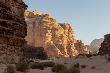 Drukte in de Jordaanse bergen