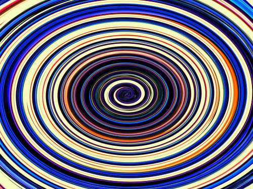 Oneindigheid 04 / Spiraal / Kleurwerveling