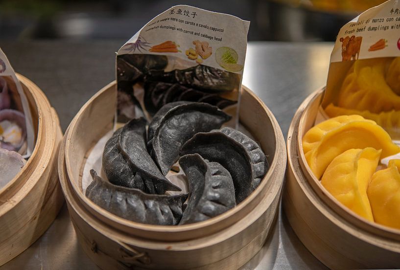 Schwarze Pasta - Ravioli di Seppi von t.ART